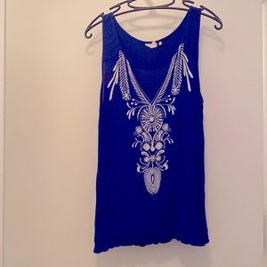 Lilka embroidered sleeveless blouse